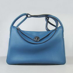 High Quality Replica Hermes Lindy 26CM Shoulder Bag Blue